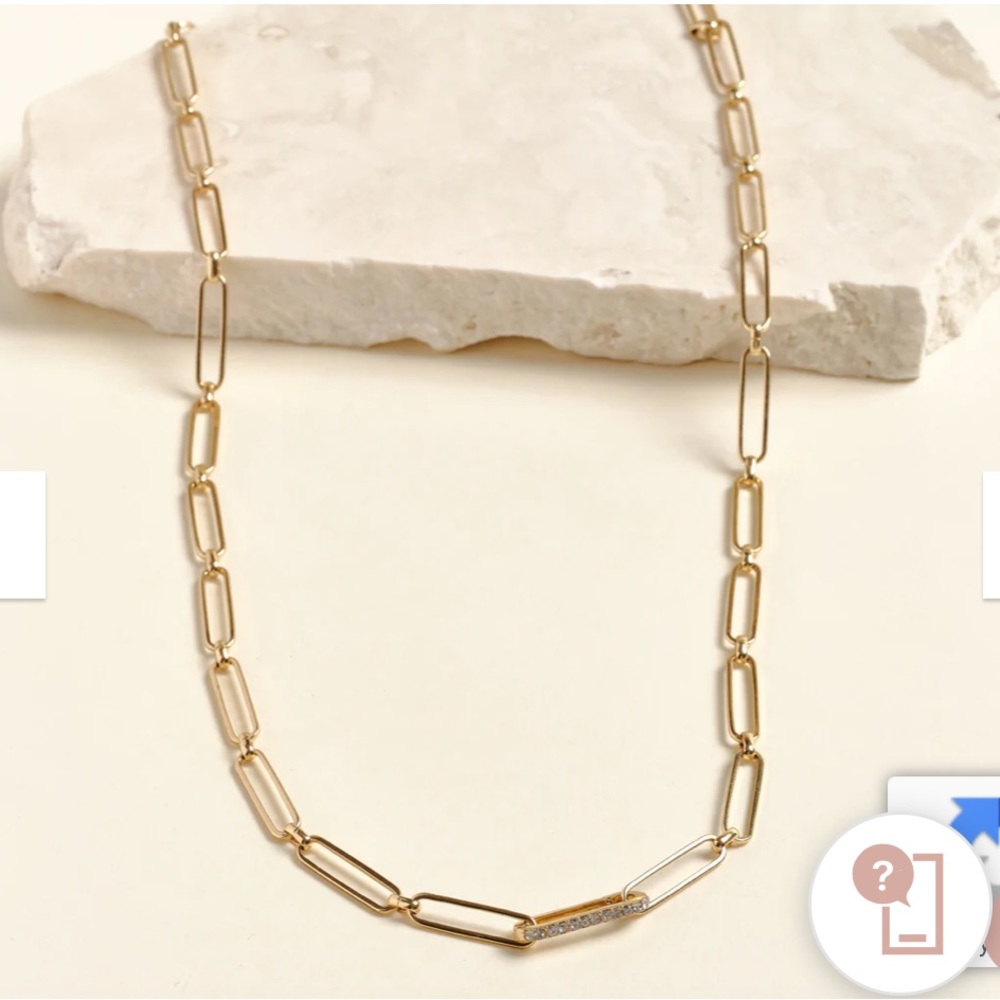 Mignonne Gavigan Paper Clip Necklace Chain